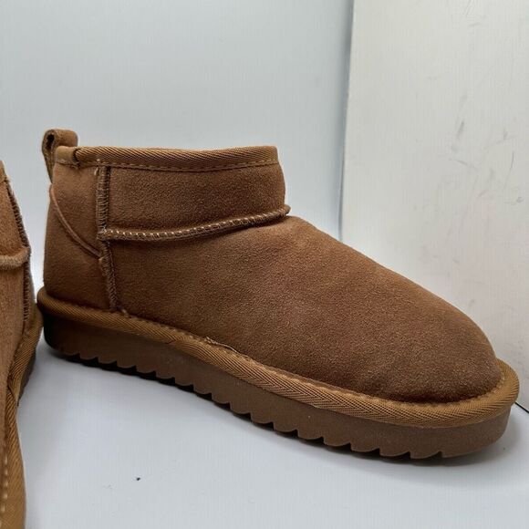 CUSHIONAIRE Women's pull on boot 6 CHESTNUT - Picture 6 of 7